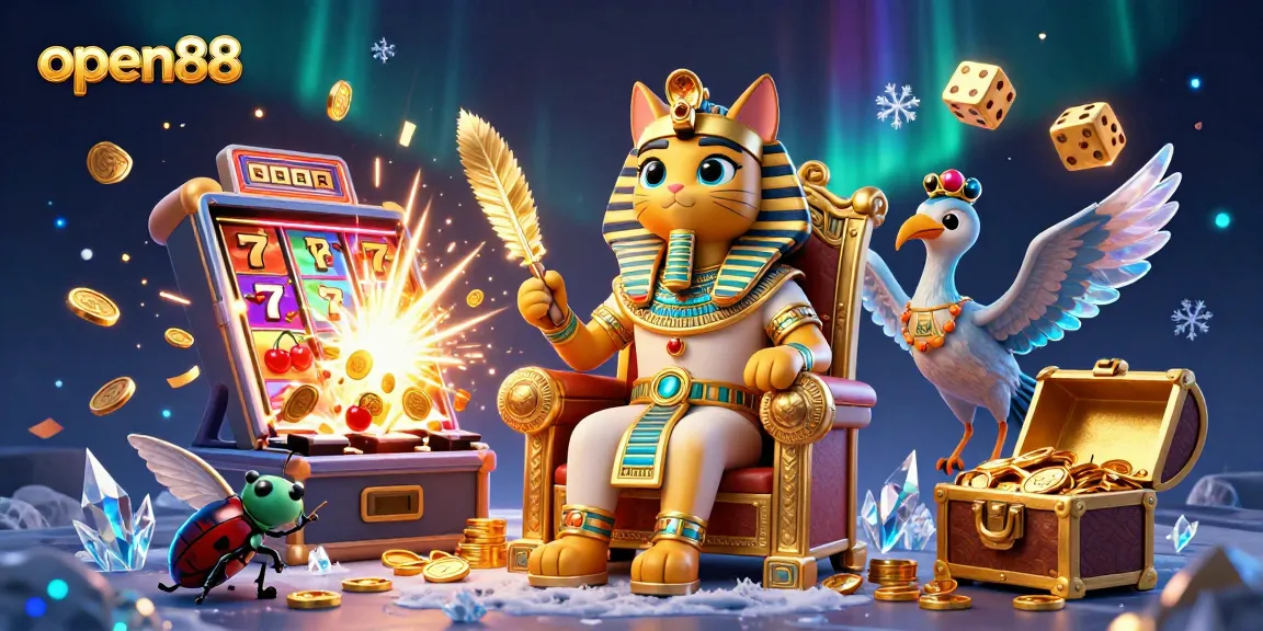 Engage with open88's thrilling online gaming through a vibrant royal-themed casino experience.