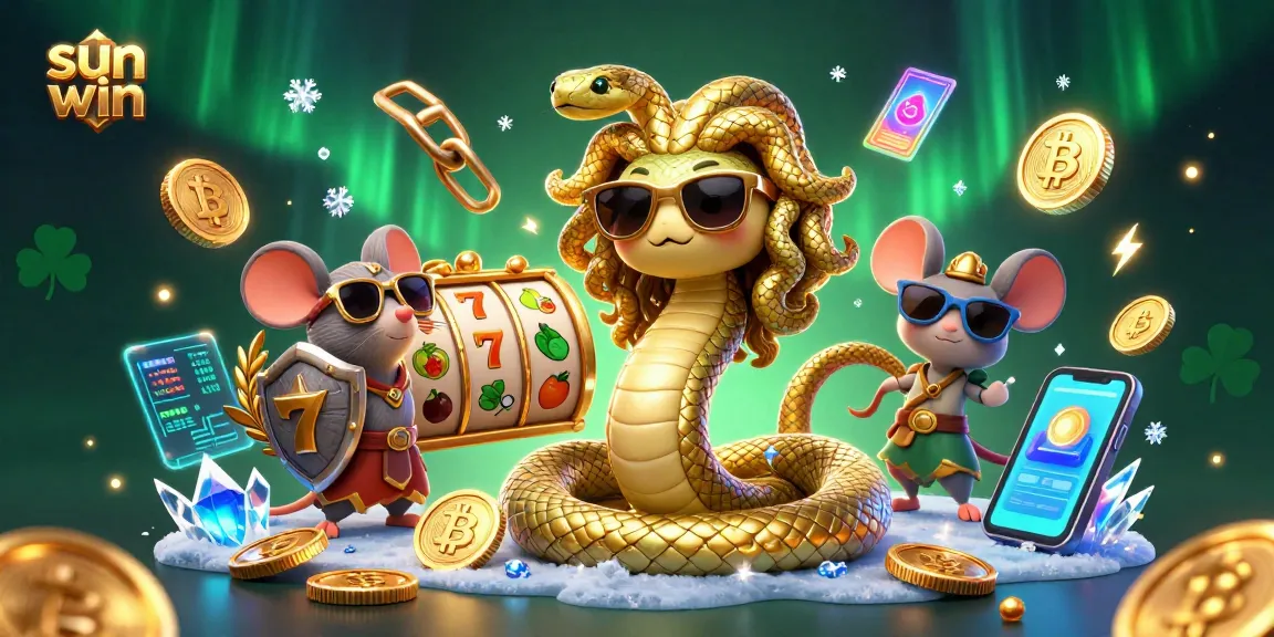 Spin the reels and win with sun win in this captivating 3D casino illustration!