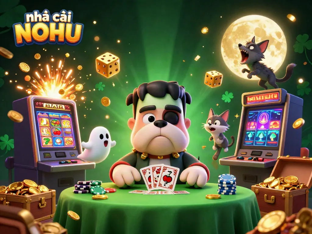 Engage in thrilling games at nhà cái NOHU with vibrant characters and an explosion of casino elements.