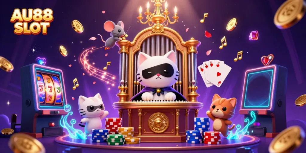 Engage with AU88 SLOT's thrilling experience as you spin the reels and collect winnings!