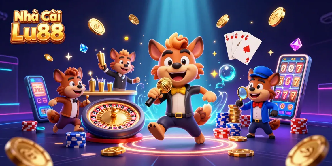 Engage with Nhà cái Lu88 in a vibrant casino scene filled with dynamic games and opportunities.
