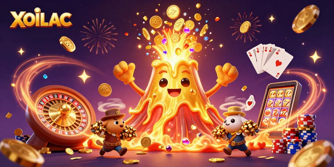 Experience winning excitement at XOILAC with dynamic casino action and treasure-filled scenes.