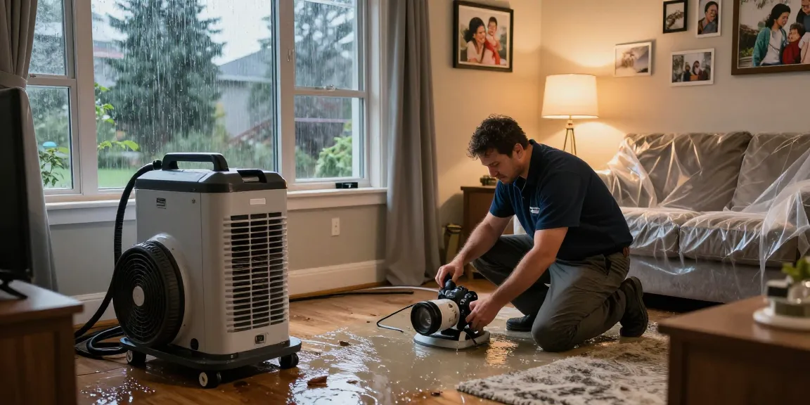 Professional water damage restoration in Vancouver highlighting urgent response for Water Damage Restoration North Vancouver services.