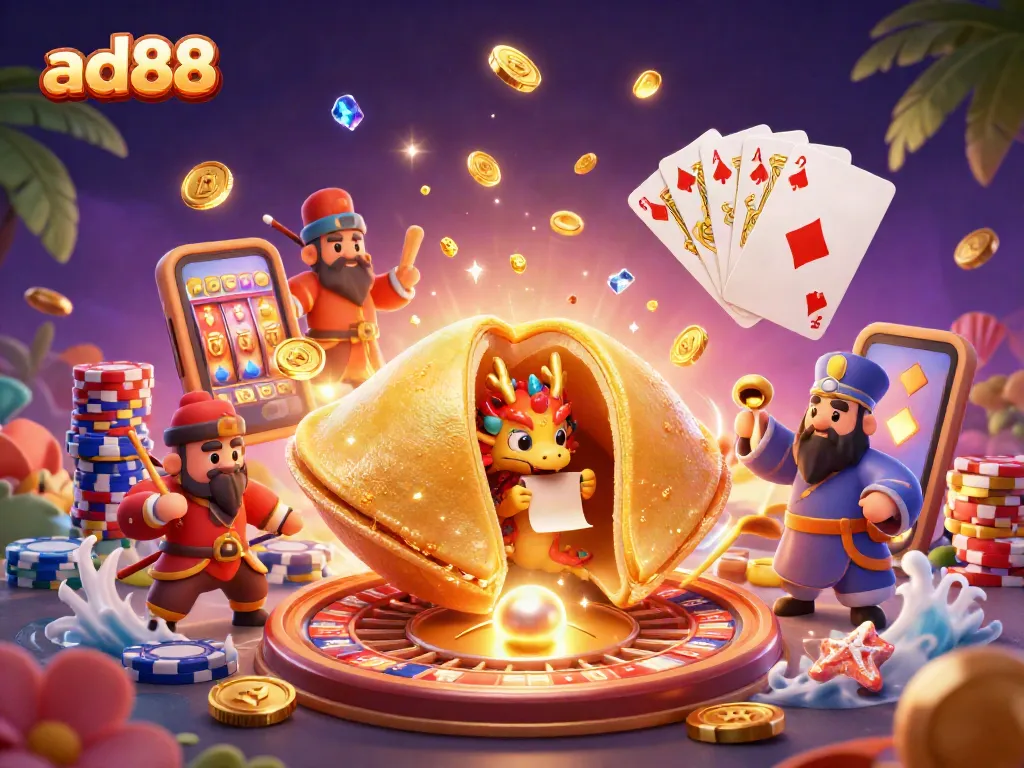 Experience ad88's thrill with rich 3D gaming elements and dynamic casino visuals.