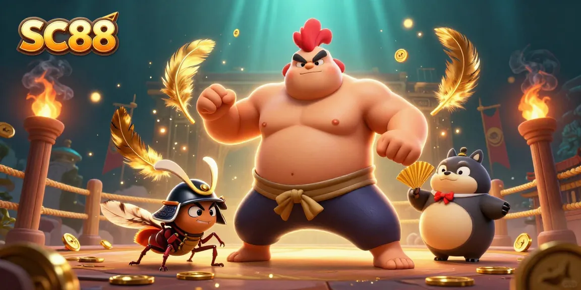 Experience the thrilling action of SC88 in a vibrant 3D casino scene with engaging characters and dynamic elements.