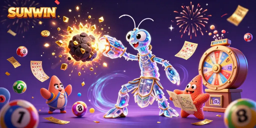 Experience SUNWIN’s thrilling gaming world with dynamic characters and vibrant casino elements.