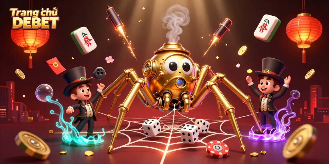 Experience dynamic gameplay at Trang chủ DEBET with vibrant 3D casino art featuring thrilling elements and action.